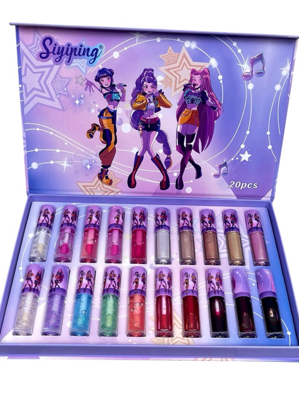 Siyinjing 20-Piece Girls' Glitter & Shimmer Bundle